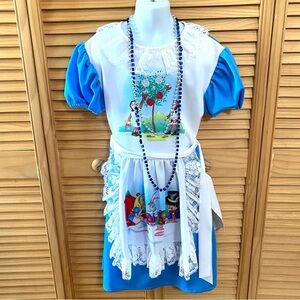 ☘️3/$15 Alice in Wonderland dress Halloween Kids Costume with apron
